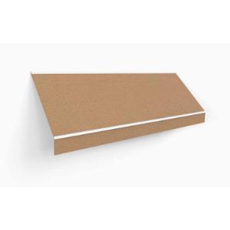 MARKISEDUK DOCRIL 005 ENSFARGET MØRK BEIGE