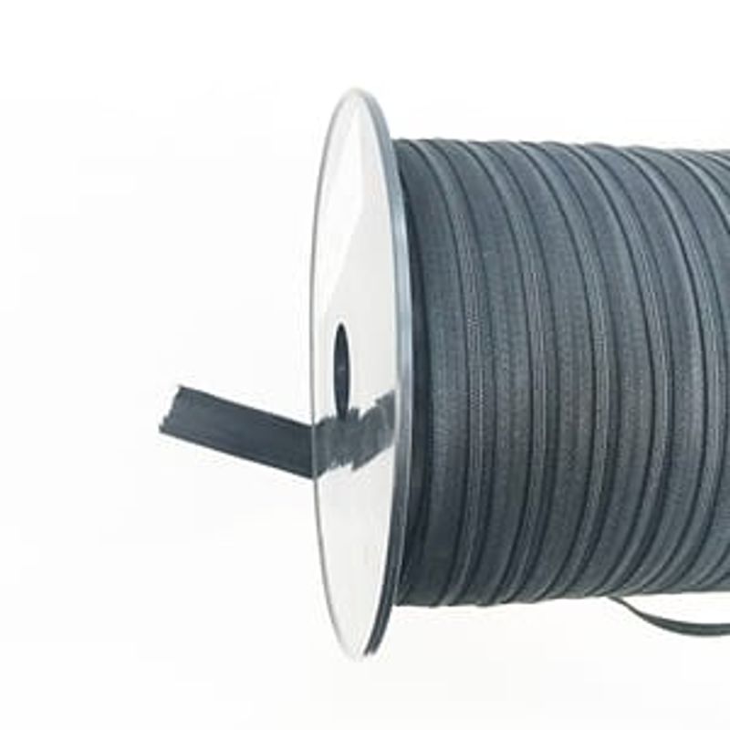 GLIDELÅS SPIRAL 4 MM COATS METERVARE SVART